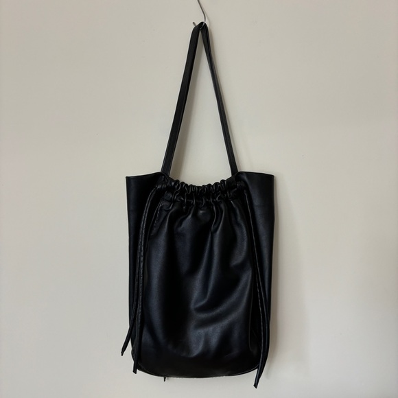 PROENZA SCHOULER calf leather drawstring tote bag with inner pouch - Picture 8 of 16